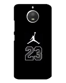 Чехол для Motorola MOTO E4 с картинкой «Jordan Flight 23»