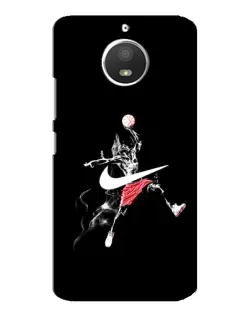 Чехол для Motorola MOTO E4 с картинкой «Jordan Jumpman»