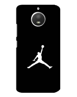 Чехол для Motorola MOTO E4 с картинкой «Jordan Silhouette»