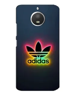 Чохол для Motorola MOTO E4 з картинкою «Неоновий Adidas»