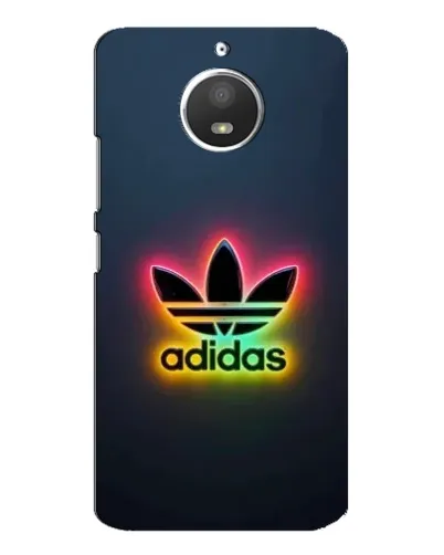 Чохол для Motorola MOTO E4 з картинкою «Неоновий Adidas»