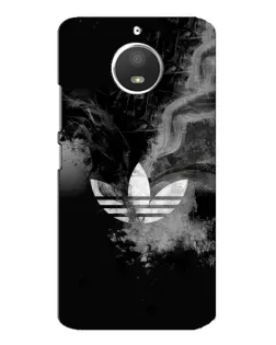 Чохол для Motorola MOTO E4 з картинкою «Абстрактний дим Adidas»