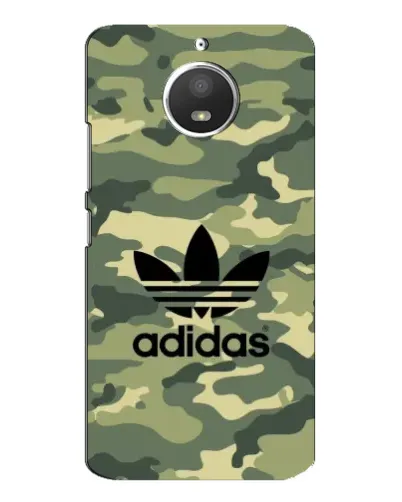 Чохол для Motorola MOTO E4 з картинкою «Мілітарі стиль Adidas»