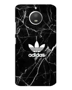 Чохол для Motorola MOTO E4 з картинкою «Білий мармур Adidas»