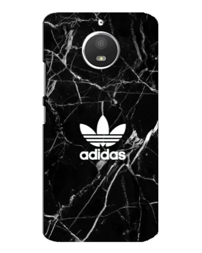 Чохол для Motorola MOTO E4 з картинкою «Білий мармур Adidas»