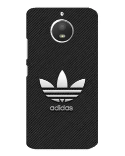 Чохол для Motorola MOTO E4 з картинкою «Adidas Карбонова текстура»