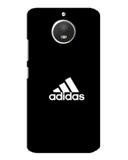 Чохол для Motorola MOTO E4 з картинкою «Чорна класика Adidas»
