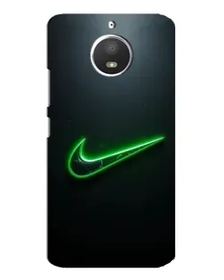 Чохол для Motorola MOTO E4 з картинкою «Неоновий контур Nike»