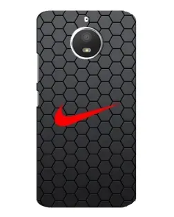Чохол для Motorola MOTO E4 з картинкою «Nike — карбонова сітка»