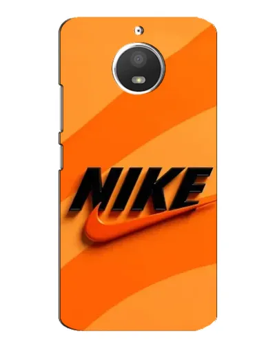 Чохол для Motorola MOTO E4 з картинкою «Помаранчевий драйв Nike»