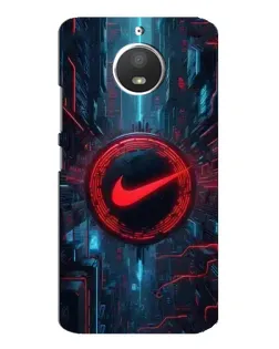 Чохол для Motorola MOTO E4 з картинкою «Техногенний стиль Nike»