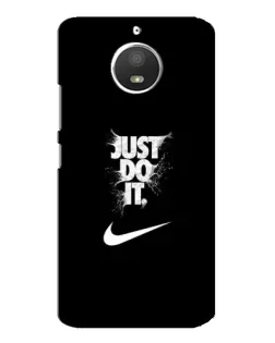 Чохол для Motorola MOTO E4 з картинкою «Текстовий принт Nike»