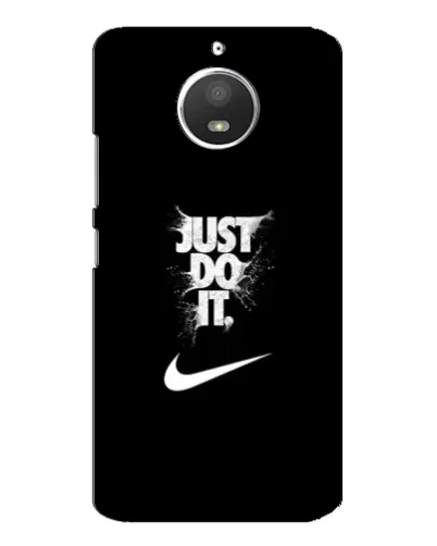 Чохол для Motorola MOTO E4 з картинкою «Текстовий принт Nike»