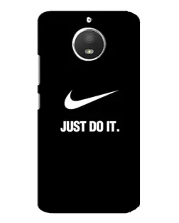 Чохол для Motorola MOTO E4 з картинкою «Класичний принт Nike»