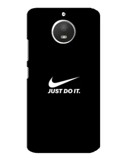 Чохол для Motorola MOTO E4 з картинкою «Мінімалізм від Nike»