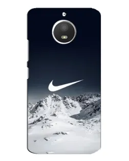 Чохол для Motorola MOTO E4 з картинкою «Nike — зимові гори»