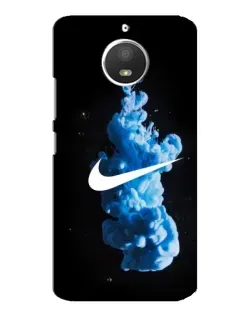 Чохол для Motorola MOTO E4 з картинкою «Nike та синій дим»
