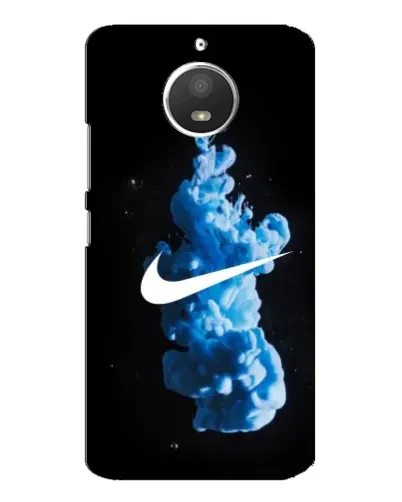 Чохол для Motorola MOTO E4 з картинкою «Nike та синій дим»