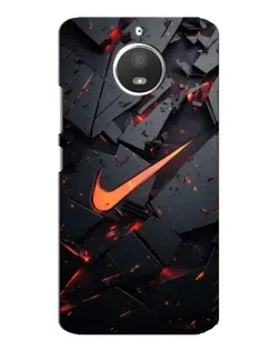 Чохол для Motorola MOTO E4 з картинкою «Nike — ефект розломів»