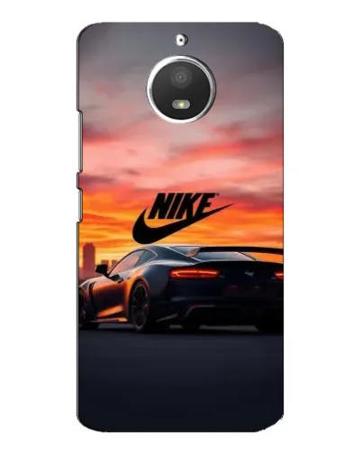Чохол для Motorola MOTO E4 з картинкою «Nike та суперкар»