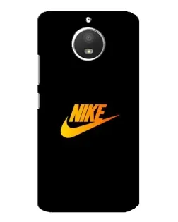 Чохол для Motorola MOTO E4 з картинкою «Золотий логотип Nike»