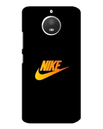 Чохол для Motorola MOTO E4 з картинкою «Золотий логотип Nike»