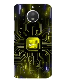 Чохол для Motorola MOTO E4 з картинкою «Nike — золота іскра»