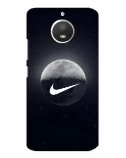 Чехол для Motorola MOTO E4 с картинкой «Nike в стиле граффити»