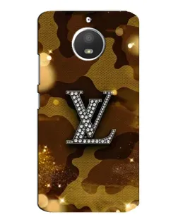 Чехол для Motorola MOTO E4 с картинкой «Камуфляжный Louis Vuitton»