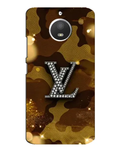 Чехол для Motorola MOTO E4 с картинкой «Камуфляжный Louis Vuitton»