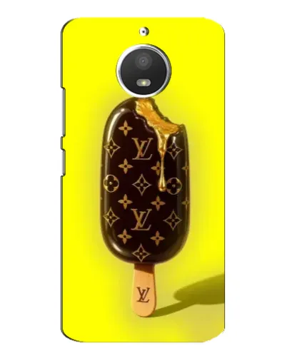 Чехол для Motorola MOTO E4 с картинкой «Мороженое от LV»