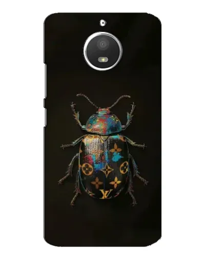 Чехол для Motorola MOTO E4 с картинкой «LV — мраморный принт»