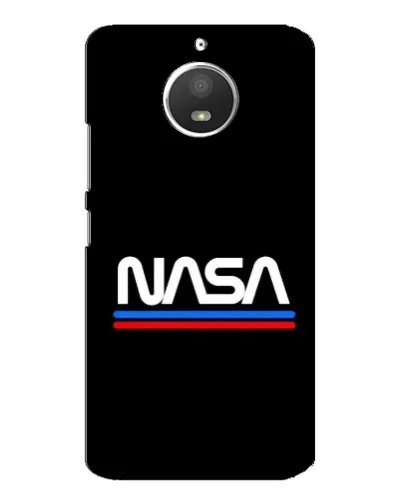 Чохол для Motorola MOTO E4 з картинкою «NASA — класика Red Blue»