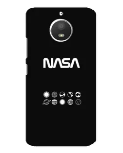 Чохол для Motorola MOTO E4 з картинкою «NASA — технічний принт»