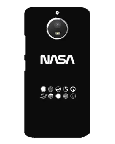 Чохол для Motorola MOTO E4 з картинкою «NASA — технічний принт»