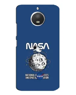 Чохол для Motorola MOTO E4 з картинкою «NASA — місячна місія»