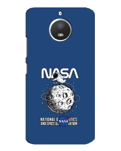 Чохол для Motorola MOTO E4 з картинкою «NASA — місячна місія»