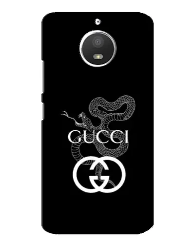Чехол для Motorola MOTO E4 с картинкой «Gucci — серебряная змея» Чехол для Motorola MOTO E4 с картинкой «Gucci — серебряная змея»