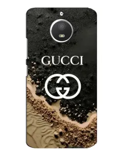 Чехол для Motorola MOTO E4 с картинкой «Gucci — песчаные дюны»