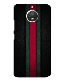 Чехол для Motorola MOTO E4 с картинкой «Gucci — неоновая линия»