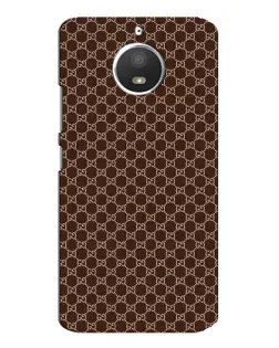 Чохол для Motorola MOTO E4 з картинкою «Gucci — шоколадна сітка»