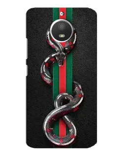 Чохол для Motorola MOTO E4 з картинкою «Gucci — змія на смузі»