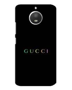 Чохол для Motorola MOTO E4 з картинкою «Gucci — неоновий мінімалізм»