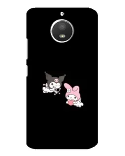 Чехол для Motorola MOTO E4 с картинкой «My Melody и Kuromi»