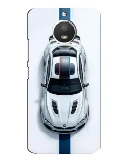 Чохол для Motorola MOTO E4 з картинкою «Вид зверху — BMW M»