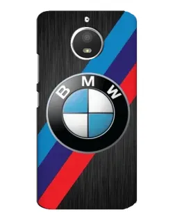 Чехол для Motorola MOTO E4 с картинкой «BMW M-stripes стиль»