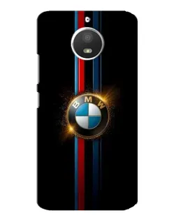 Чехол для Motorola MOTO E4 с картинкой «BMW M-Power неон»