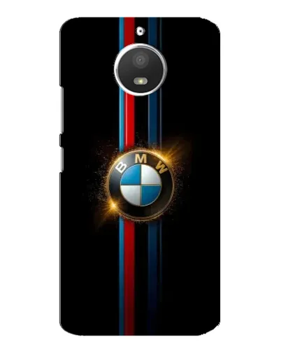 Чехол для Motorola MOTO E4 с картинкой «BMW M-Power неон»