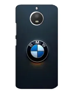 Чехол для Motorola MOTO E4 с картинкой «Логотип BMW — минимализм»