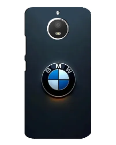 Чехол для Motorola MOTO E4 с картинкой «Логотип BMW — минимализм»